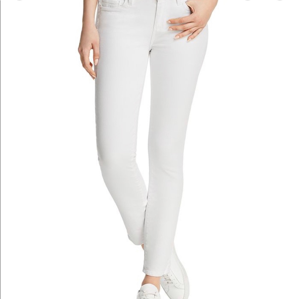 Page Ankle Jeans- Ultra White, size 27